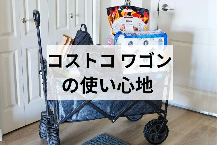 キャリーワゴン　コストコ購入品 コストコのキャリーワゴンは便利？使ってわかったメリットと収納の工夫